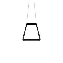 Koncept Inc ZBP-16-RS-SW-MTB-CNP - Z-Bar Pendant Rise Small Square, Soft Warm, Matte Black, 18" x 18" x 17"